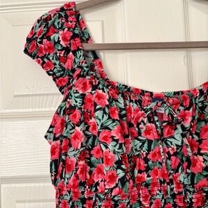 Floral Milkmaid Mini Dress